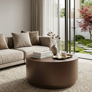   Round Iron Coffee Table | Oroa.com