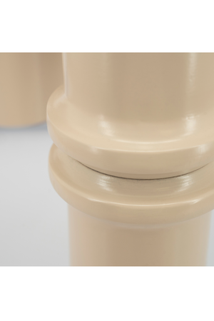 Beige Cylindrical Pendant Lamp | By-Boo Cylin | OROA.com