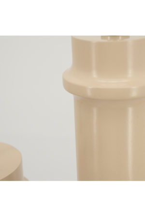 Beige Cylindrical Pendant Lamp | By-Boo Cylin | OROA.com