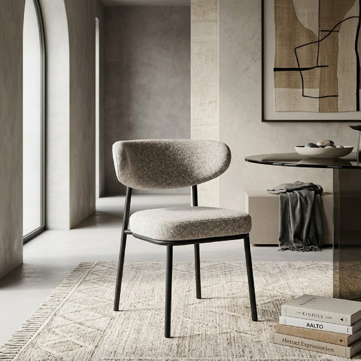   Fabric Padded Dining Chair | Oroa.com