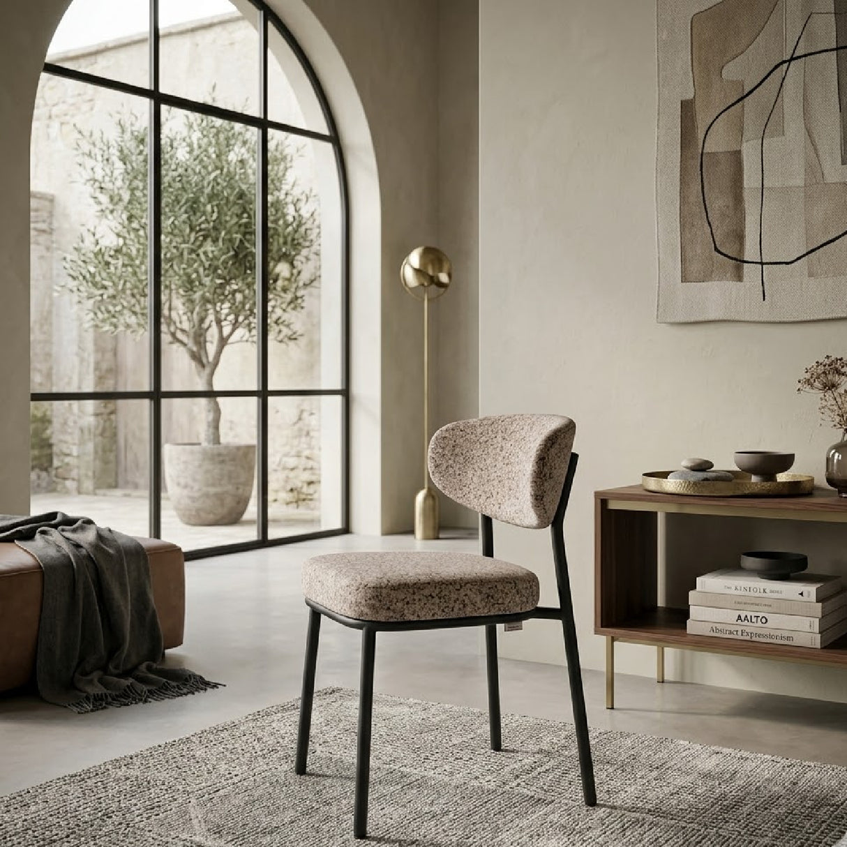   Fabric Padded Dining Chair | Oroa.com