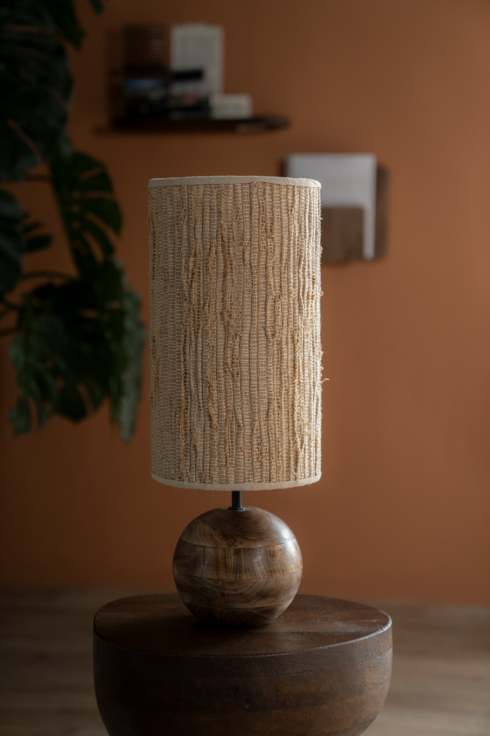 Natural Jute Table Lamp | By-Boo Gadja | OROA.com