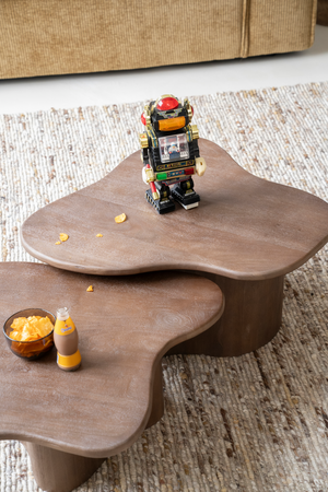 Mango Wood Organic Coffee Table | By-Boo Natural | OROA.com