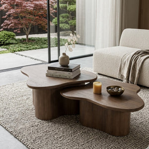   Mango Wood Organic Coffee Table (2) | Oroa.com