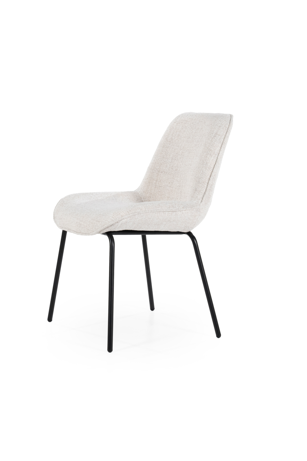 Minimalist Upholstered Dining Chairs (2) | By-Boo Base | OROA.com