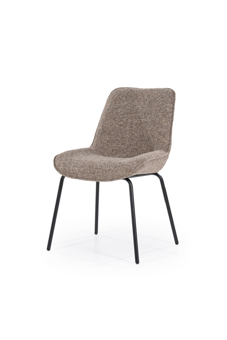 Minimalist Upholstered Dining Chairs (2) | By-Boo Base | OROA.com