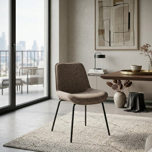   Minimalist Upholstered Dining Chairs (2) | Oroa.com