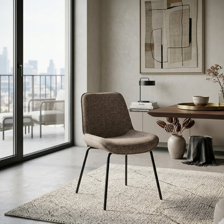   Minimalist Upholstered Dining Chairs (2) | Oroa.com