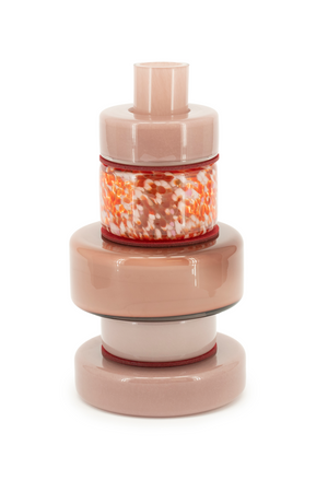 Stacked Glass Bud Vase | By-Boo Collars | OROA.com