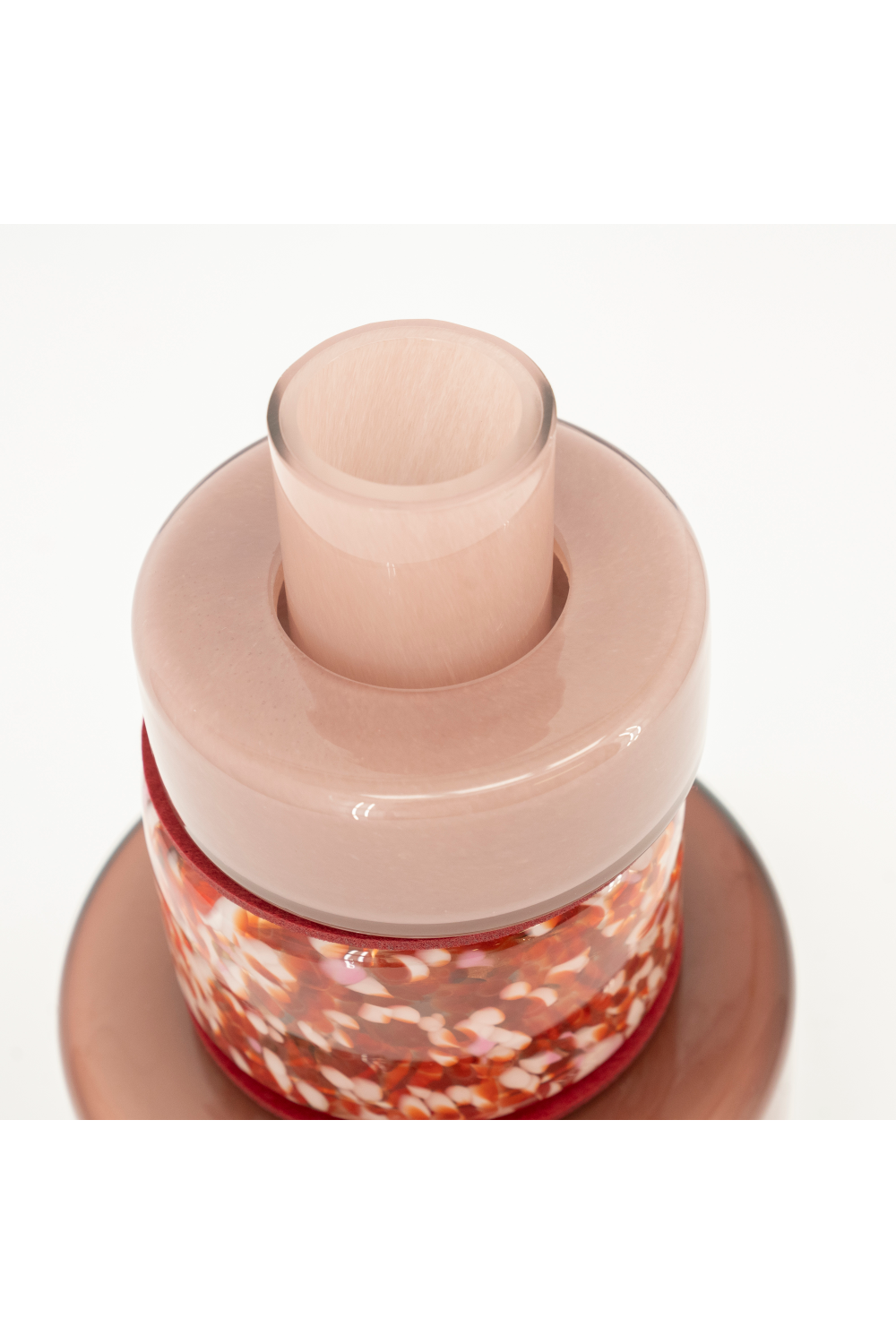 Stacked Glass Bud Vase | By-Boo Collars | OROA.com