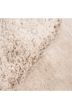 Beige Tufted Organic Carpet | By-Boo Beach | OROA.com