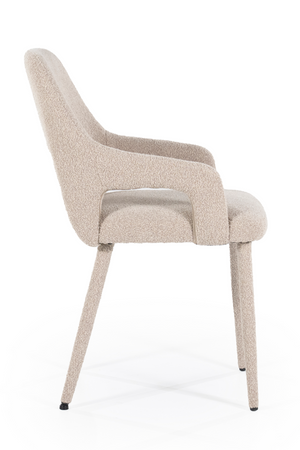 Fabric Covered Dining Armchairs (2) | By-Boo Fika | OROA.com