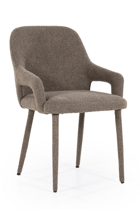 Fabric Covered Dining Armchairs (2) | By-Boo Fika | OROA.com