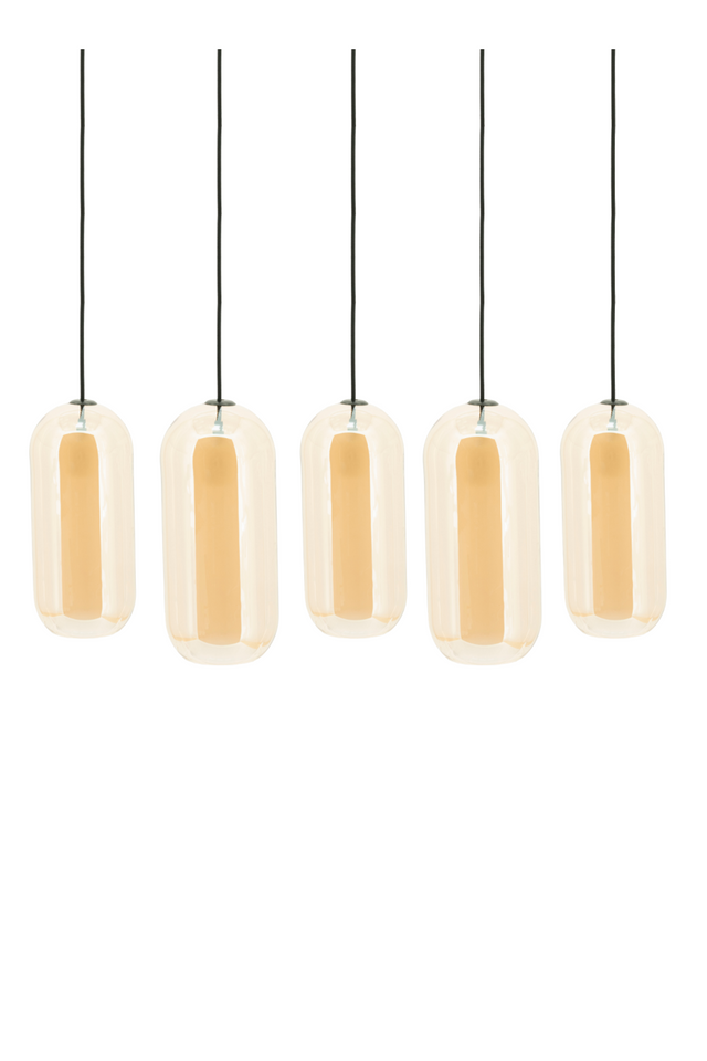Painted Glass Pendant Lamp | By-Boo Shona | OROA.com