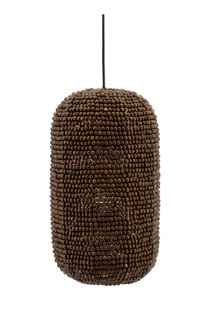 Wooden Beads Pendant Lamp | By-Boo Shanga | OROA.com