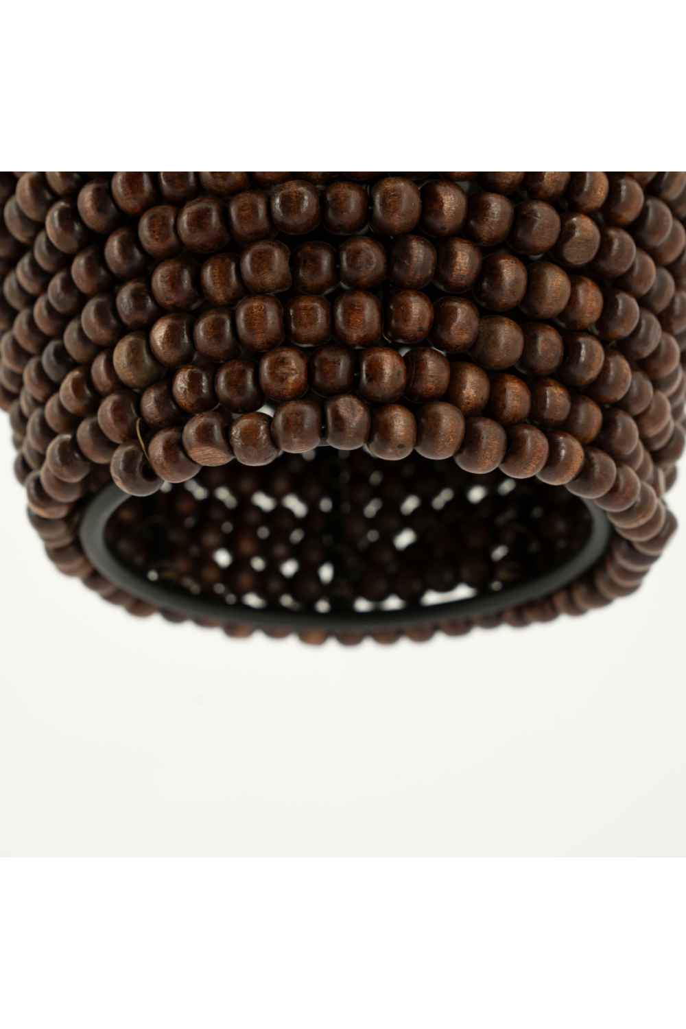 Wooden Beads Pendant Lamp | By-Boo Shanga | OROA.com