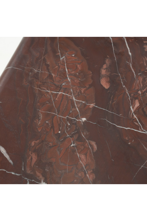 Polished Marble Square Side Table | By-Boo Dice | OROA.com