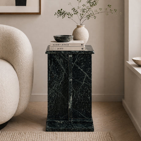   Polished Marble Side Table | Oroa.com