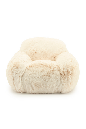 Fur Fabric Lounge Chair | By-Boo Little Hug | OROA.com