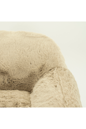 Fur Fabric Lounge Chair | By-Boo Little Hug | OROA.com