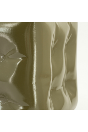 Glossy Crumpled Cube Stool | By-Boo Captives | OROA.com