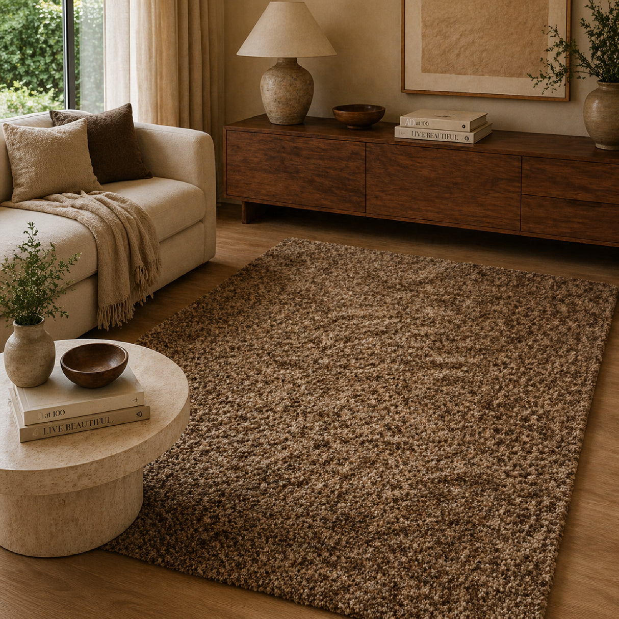   Shaggy Plush Carpet 6' x 10' | Oroa.com