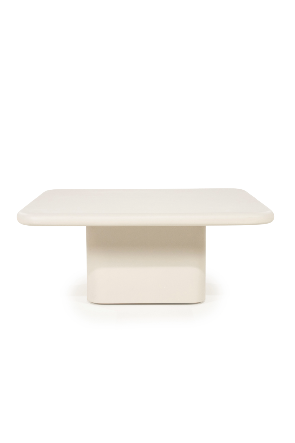 Lacquered Cement Square Coffee Table | By-Boo Siminto | OROA.com