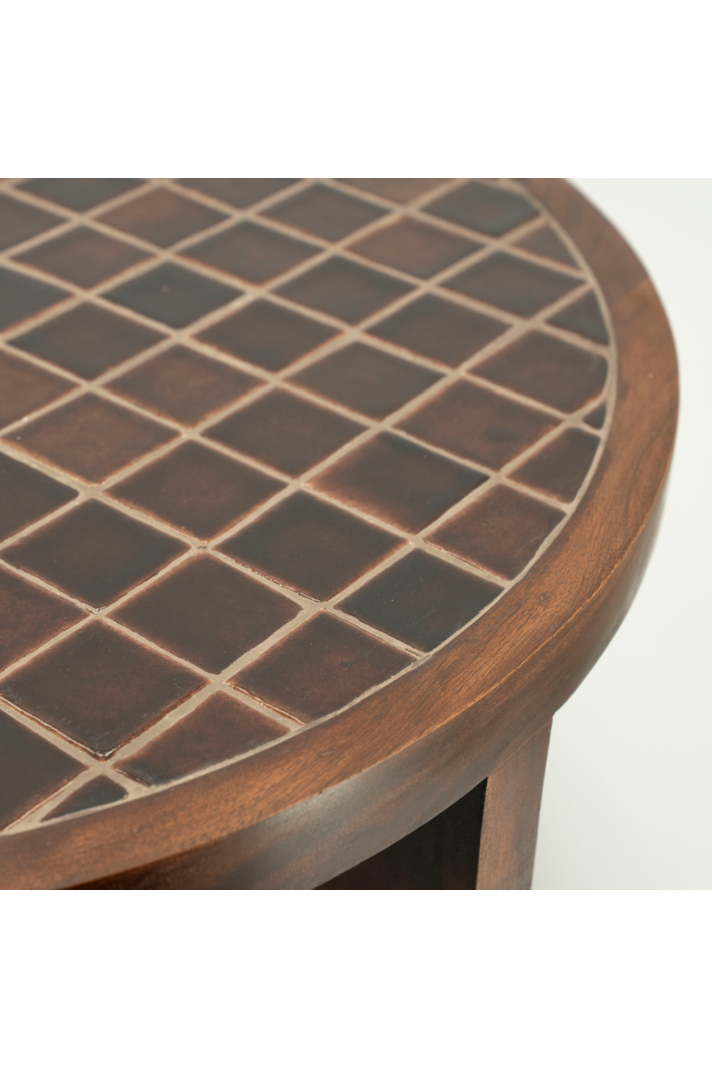 Brown Ceramic Coffee Table | By-Boo TiledUp | OROA.com