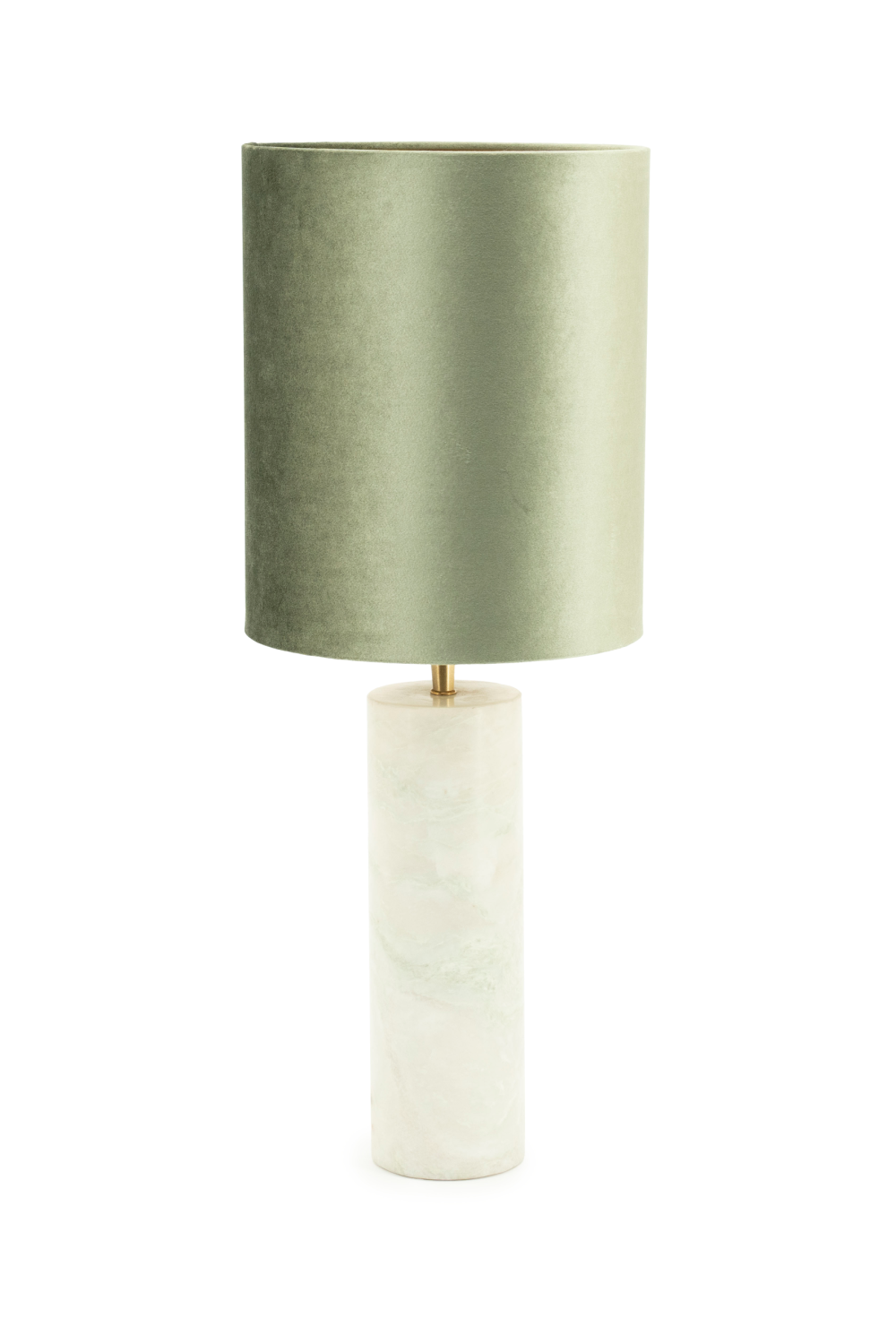 Marble Cylindrical Table Lamp | By-Boo Rosso | OROA.com