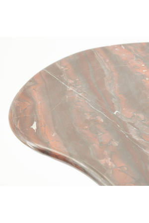 Marble Pedestal Side Table | By-Boo Rosso | OROA.com