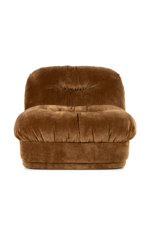 Fully-Upholstered Wrinkled Lounge Chair | By-Boo Nook | Oroa.com
