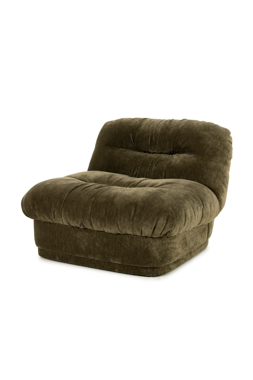 Fully-Upholstered Wrinkled Lounge Chair | By-Boo Nook | Oroa.com