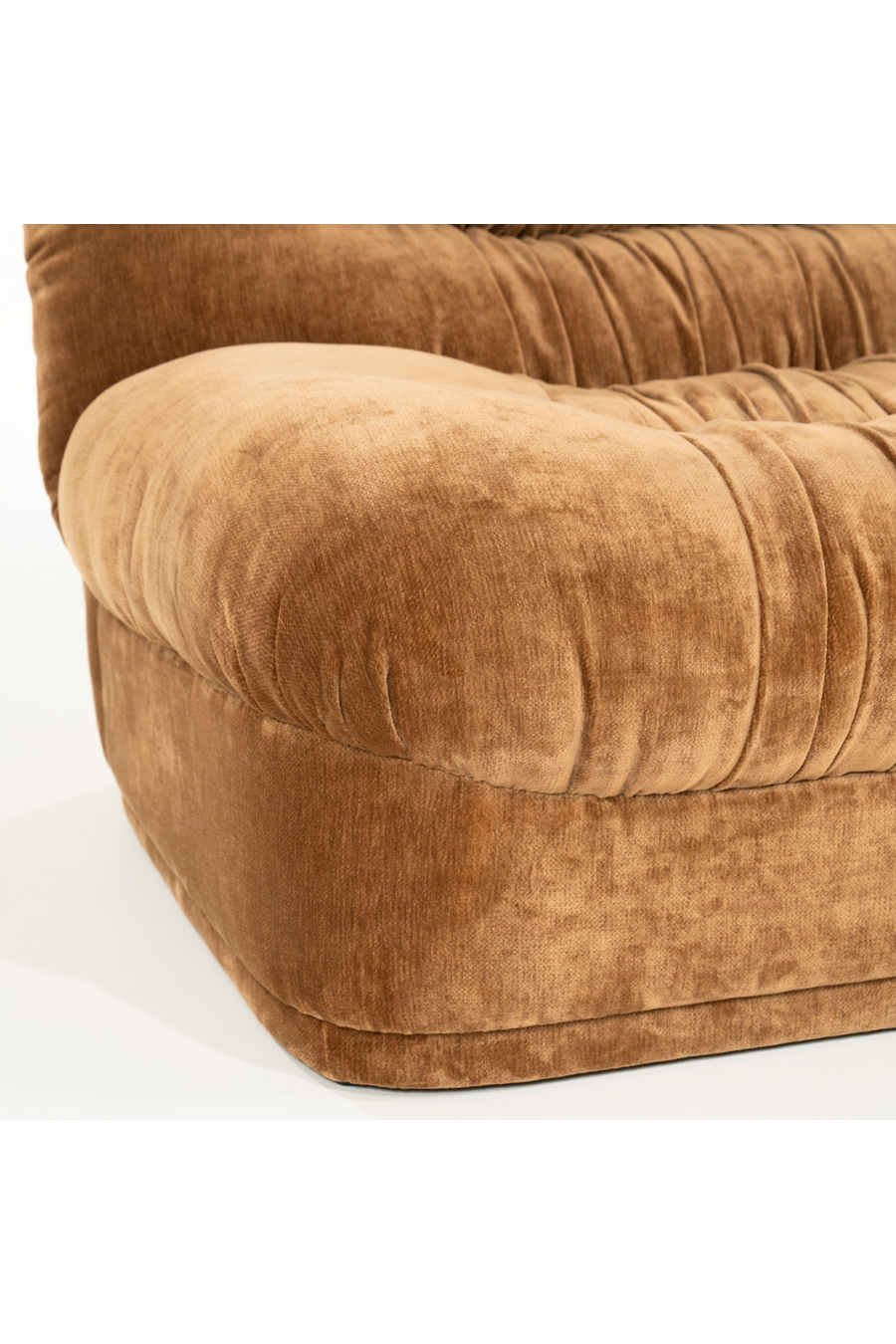 Seam and cushion edge close-up