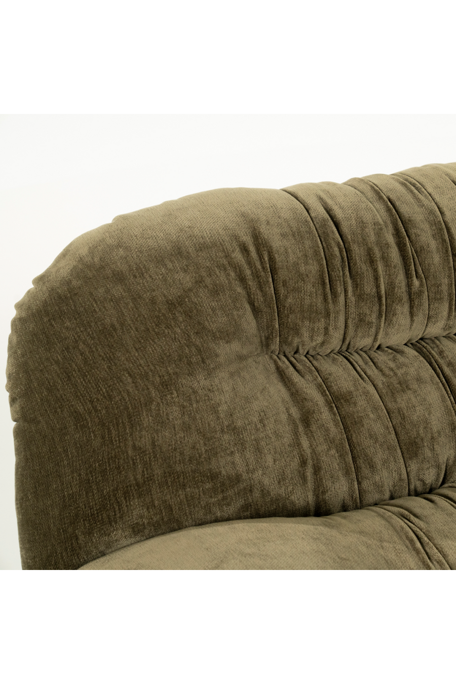 Close-up of velvet upholstery nap