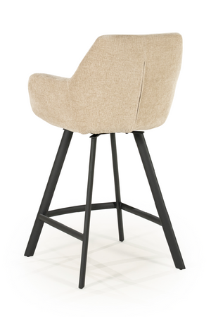Upholstered Bar Stool with Arms | By-Boo Bliss | Oroa.com