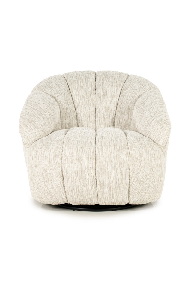 Deep-Channeled Swivel Chair | By-Boo Dream | Oroa.com