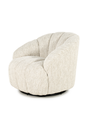 Deep-Channeled Swivel Chair | By-Boo Dream | Oroa.com