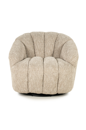 Deep-Channeled Swivel Chair | By-Boo Dream | Oroa.com