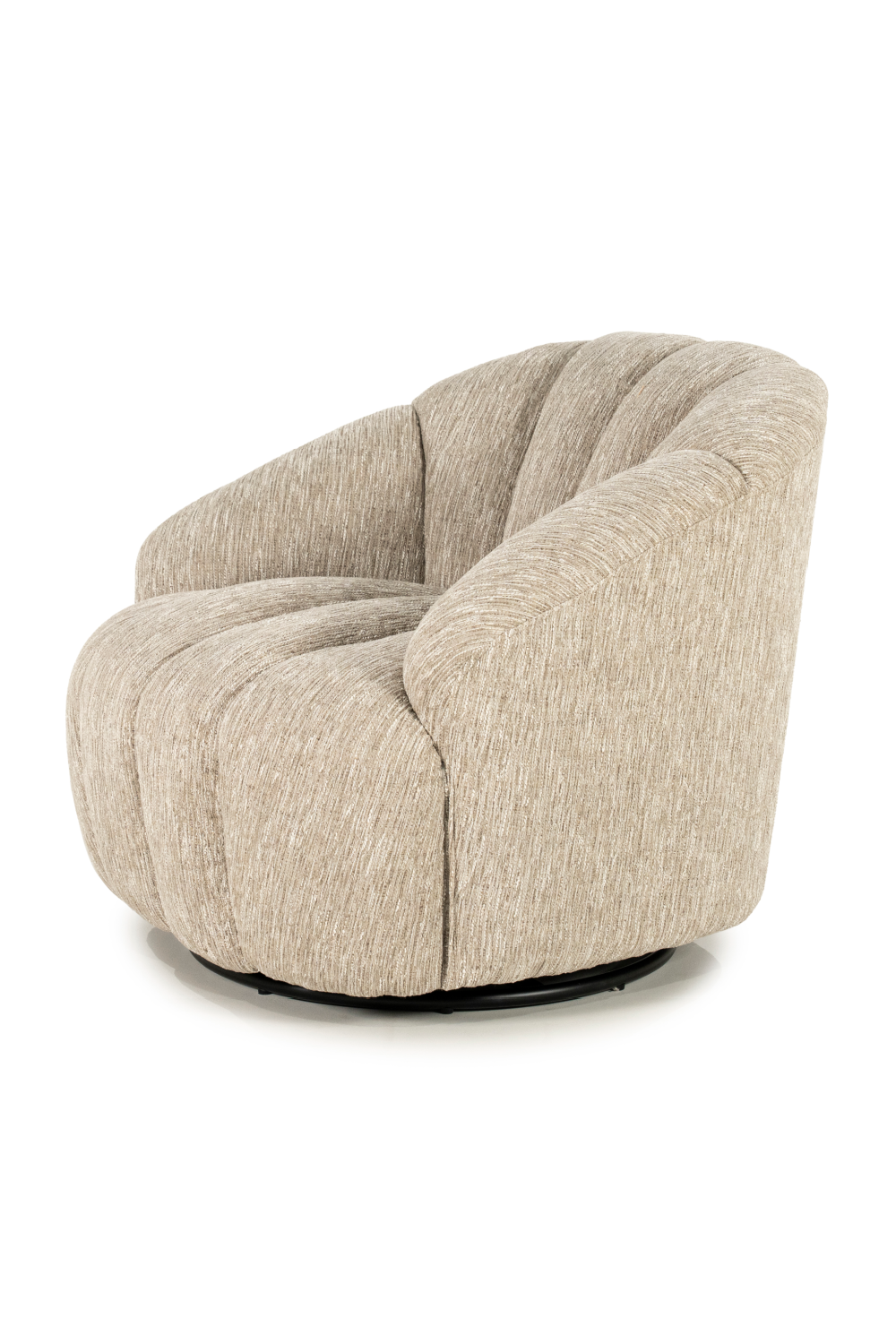 Deep-Channeled Swivel Chair | By-Boo Dream | Oroa.com
