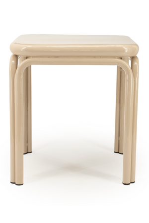 Glazed Iron Square Side Table | By-Boo Zilo | Oroa.com