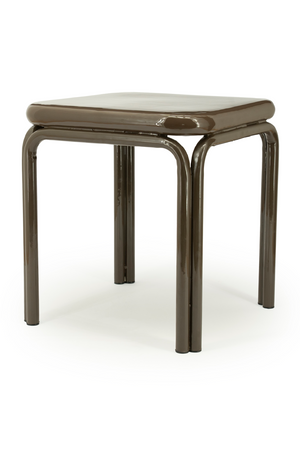 Glazed Iron Square Side Table | By-Boo Zilo | Oroa.com