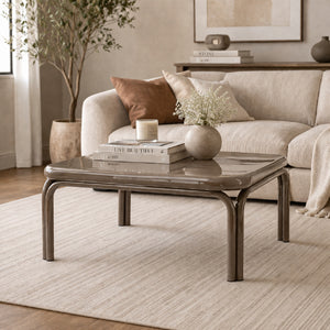   Glazed Iron Square Coffee Table | Oroa.com