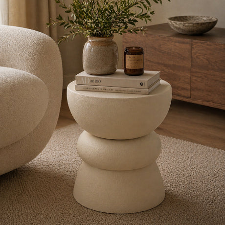   Coated Metal Modern Side Table | Oroa.com