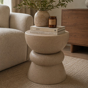   Coated Metal Modern Side Table | Oroa.com