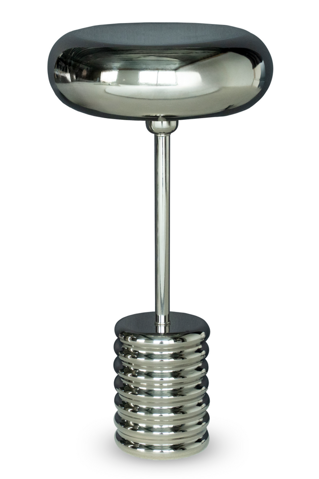 Silver Table Lamp | By-Boo Chromeo | Oroa.com