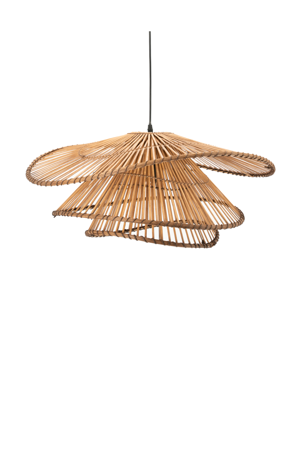 Bamboo Tiered Chandelier | By-Boo Yarin | Oroa.com