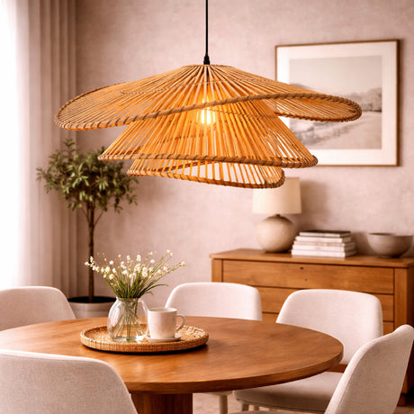   Bamboo Tiered Chandelier | Oroa.com