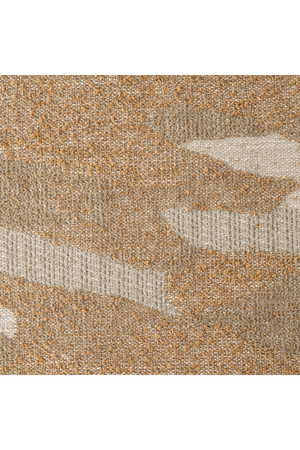 Printed Fabric Square Pouf S | By-Boo Rytm | Oroa.com