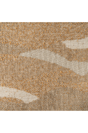 Printed Fabric Square Pouf L | By-Boo Rytm | Oroa.com