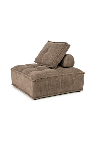Square-Tufted Beige Lounge Chair | By-Boo Hive | Oroa.com